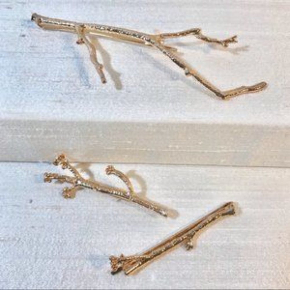 Anthropologie Little Twig Hair Pins Clips - Picture 4 of 4